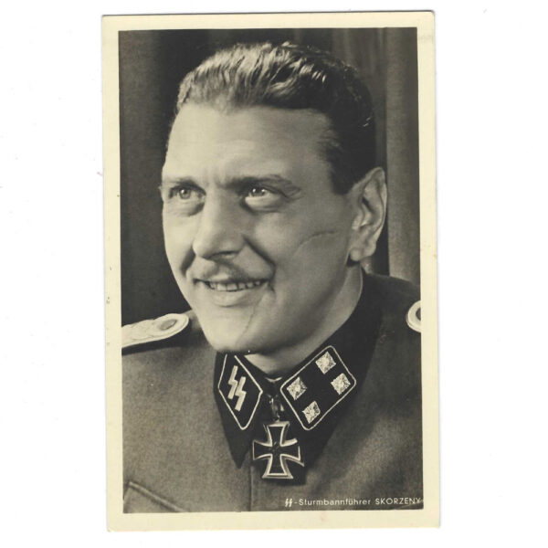 Original Otto Skorzeny Knight's Cross Postcard by Hoffman