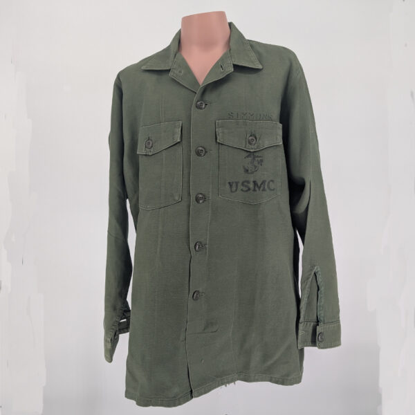 1969 Dated USMC OG-107 Shirt Size 16-1/2 x 34