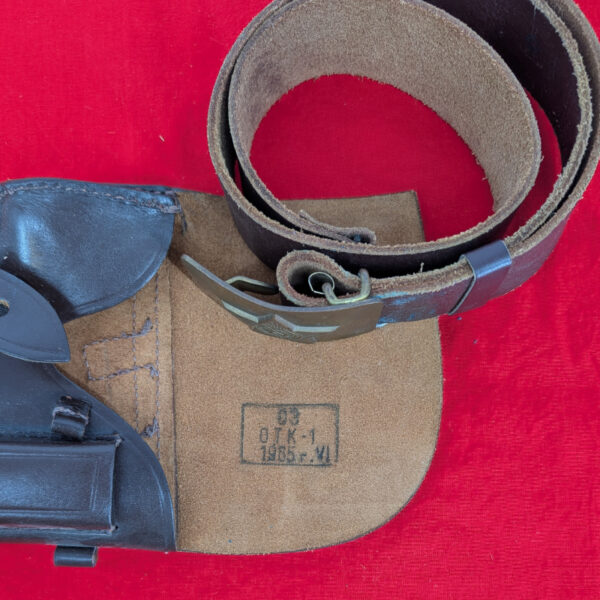 Russian Army Belt with 1965 Makarov Holster and Neck Lanyard - Image 3