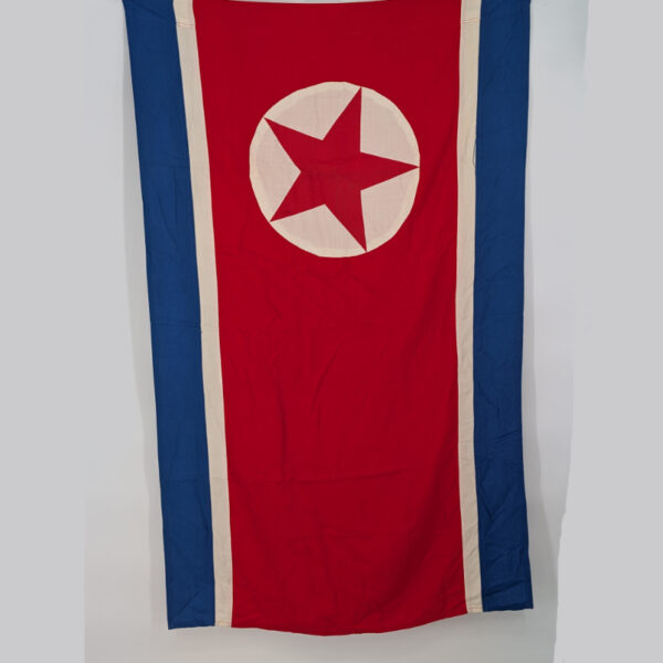 Unusual North Korean Flag that was Manufactured in East Germany