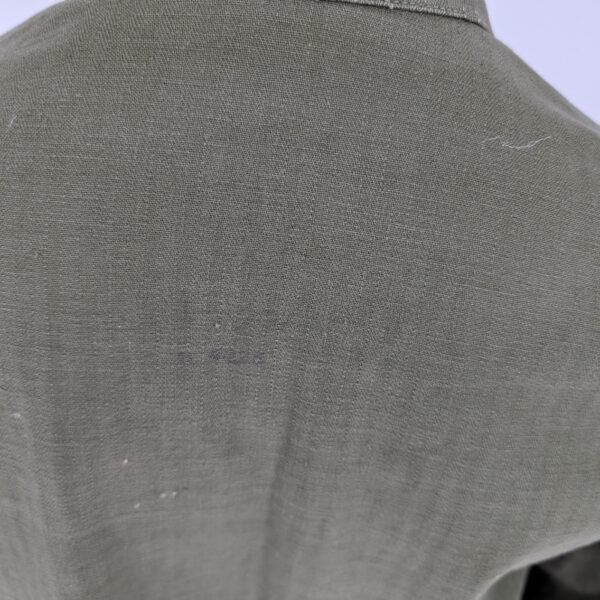 US Army Korean War Sergeant's HBT Fatigue Shirt with M-48 Chevrons - Image 4
