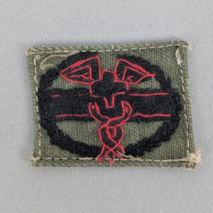 Rare Vietnamese Embroidered Combat Medic Patch with Color Details