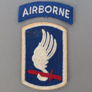 1960's Cut Edge 173rd Airborne Patch with Tab