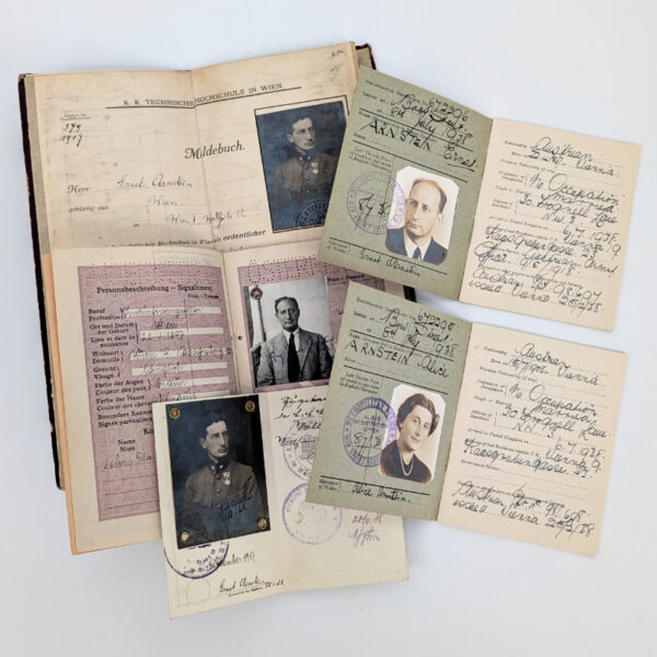 WWII Documents to a Jewish Husband and Wife that Escaped the Holocaust