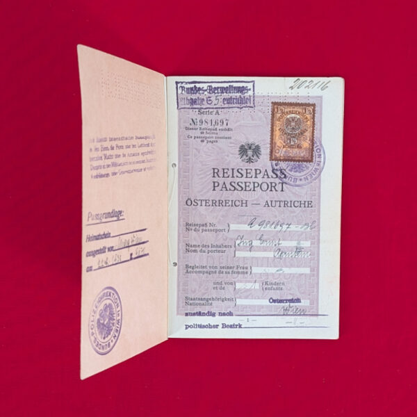 WWII Documents to a Jewish Husband and Wife that Escaped the Holocaust - Image 7
