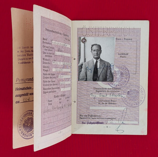 WWII Documents to a Jewish Husband and Wife that Escaped the Holocaust - Image 6