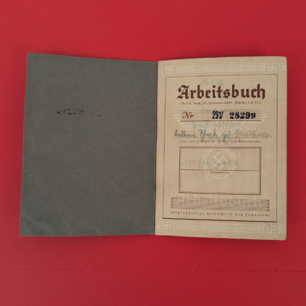Arbeitsbuch with Postage Stamps - Image 4