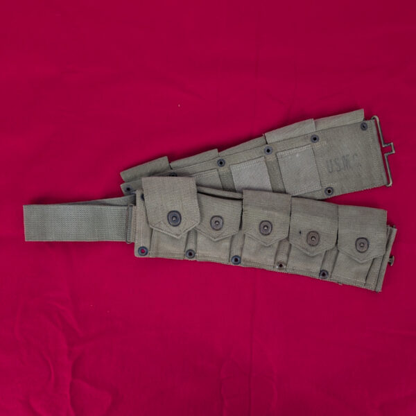 WWII USMC Garand Ammo Belt - Boyt 1944