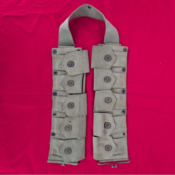 WWII USMC Garand Ammo Belt - Boyt 1944 - Image 3