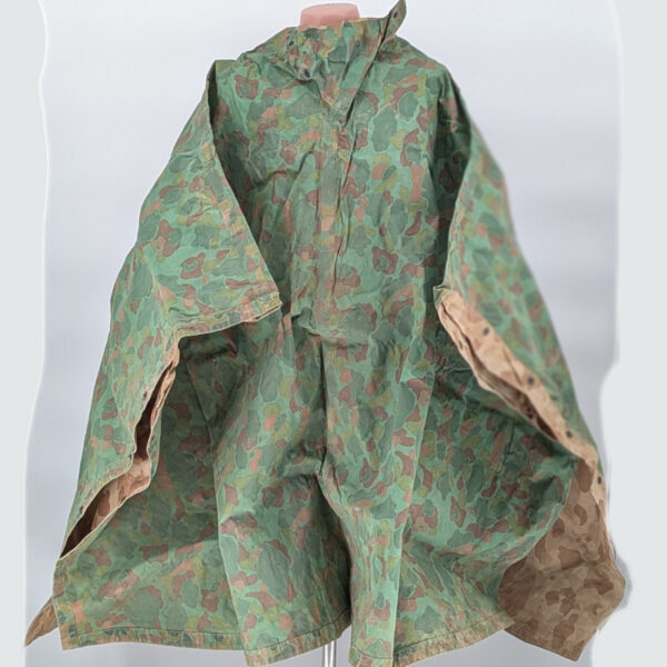 WWII USMC Camo Rain Poncho