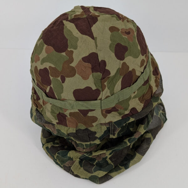 WWII USMC Helmet Cover / Mosquito Net - Image 3