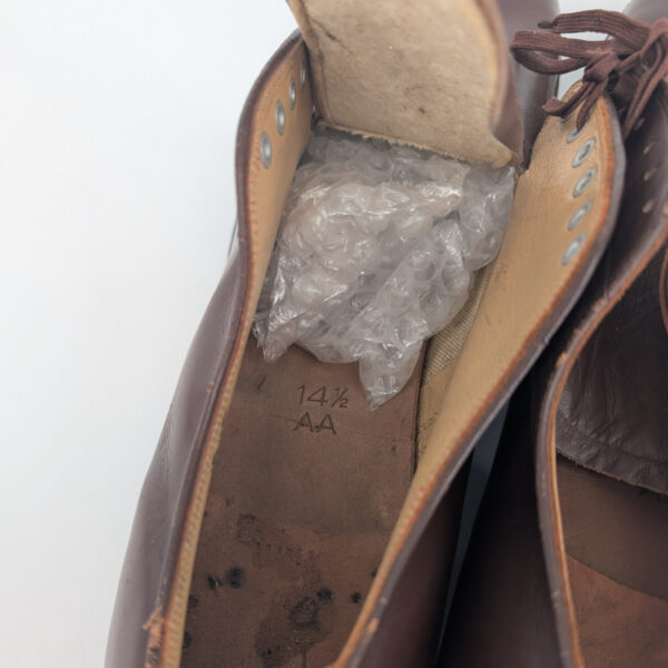 WWII US Dress Shoes Mint Unissued - Image 3