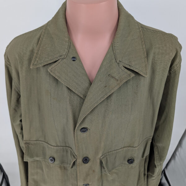 WWII USN M-42 HBT Utility Shirt - Image 3