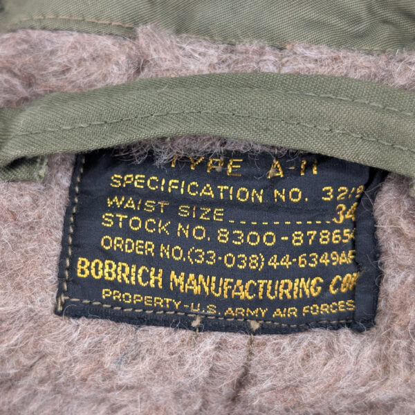 WWII USAAF A-11 Insulated Trousers with Suspenders - Image 3