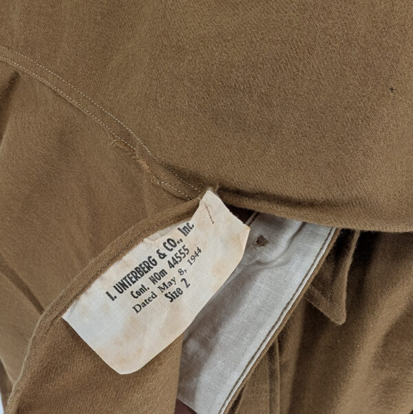 USMC Wool Shirt Size 2 Dated May 8, 1944 - Image 8