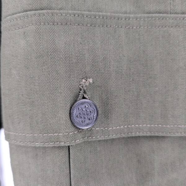 Mint Unissued WWII Second Style US HBT Jacket with Cutter Tags Size 38 - Image 6