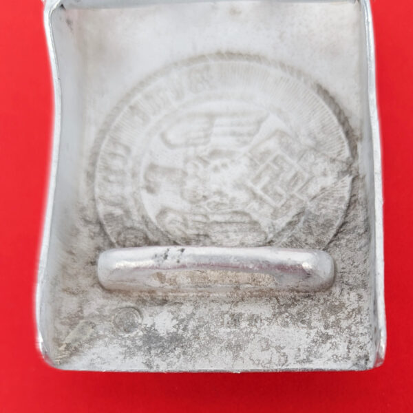 Hitler Youth Aluminum Belt Buckle RZM 4/38 - Image 3