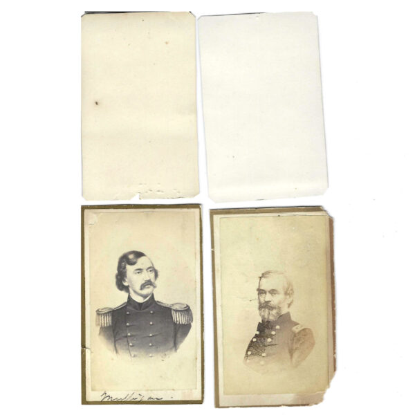Four Civil War CDV's with 6 Images - Image 2