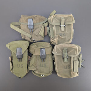 Lot of 5 Used M-16 Pouches