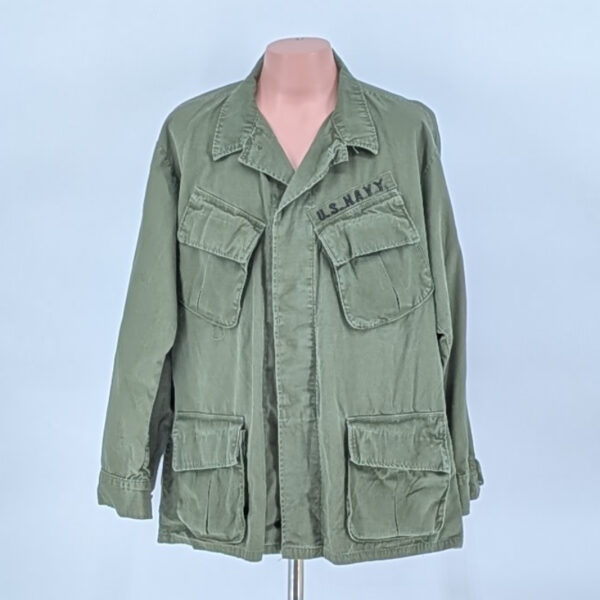 1969 Large Short Jungle Jacket with Vietnamese Made US Navy Tape - Image 2