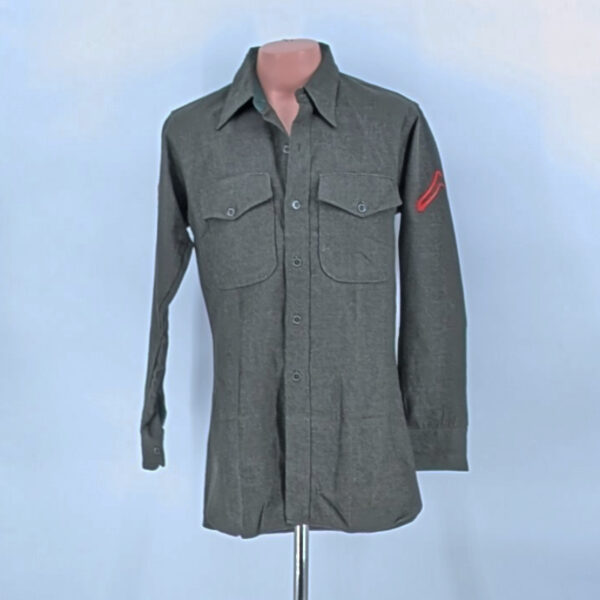 Hard to Find Vietnam USMC Flannel Shirt Size 15 x 32