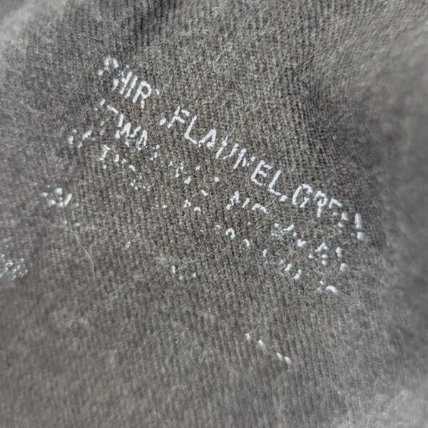 Hard to Find Vietnam USMC Flannel Shirt Size 15 x 32 - Image 3