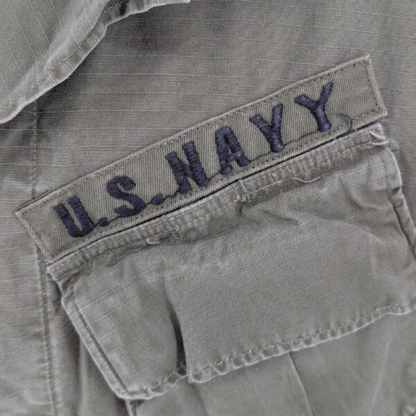 1969 Large Short Jungle Jacket with Vietnamese Made US Navy Tape - Image 7
