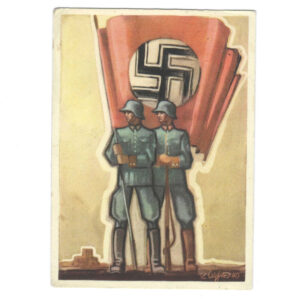 Color Postcard for National Police Day 1941