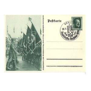 Postal Cover of RAD Marching at the 1937 Nuremberg Rally