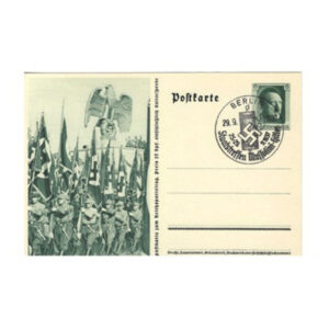 Postal Cover of SA Marching at the 1937 Nuremberg Rally