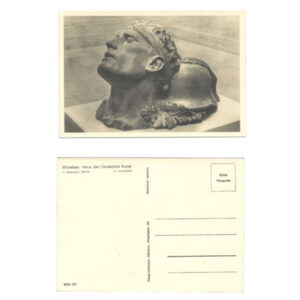 Postcard "In Memoriam" a Haus der Kunst Sculpture