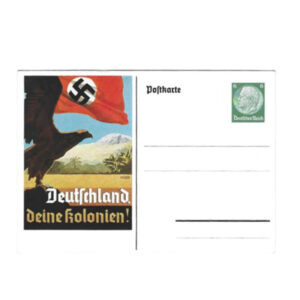 Minty "Germany and Your Colonies" Postal Cover in Color with Flag and Eagle