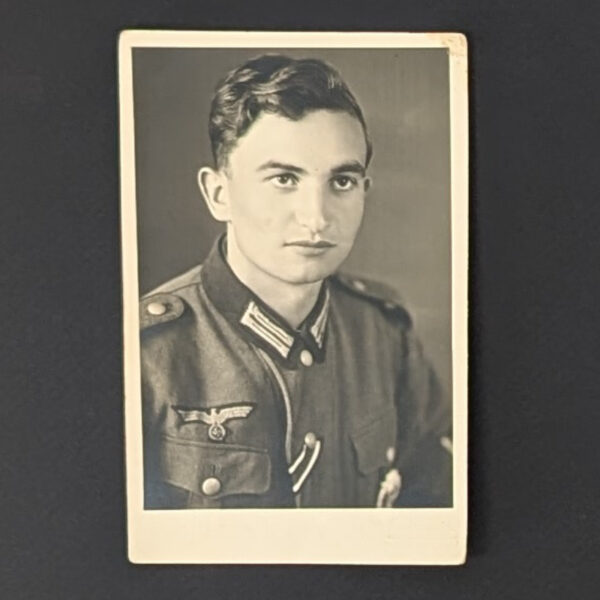German Army Corporal RPPC with Piped Tunic and Awards