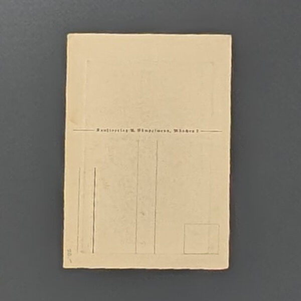 Embossed Portrait Postcard of Bernhard Rust Nazi education Minister - Image 2