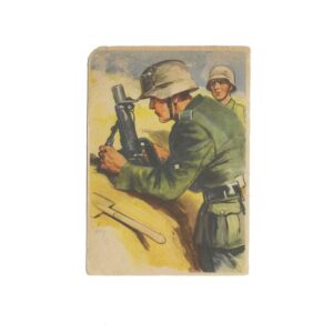 The Light Grenade Launcher - Color WWII German Army Postcard