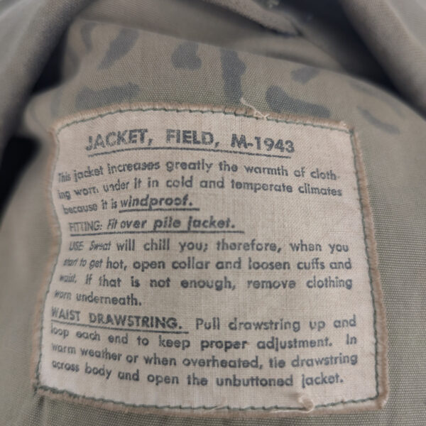 WWII US M-43 Field Jacket - Image 6