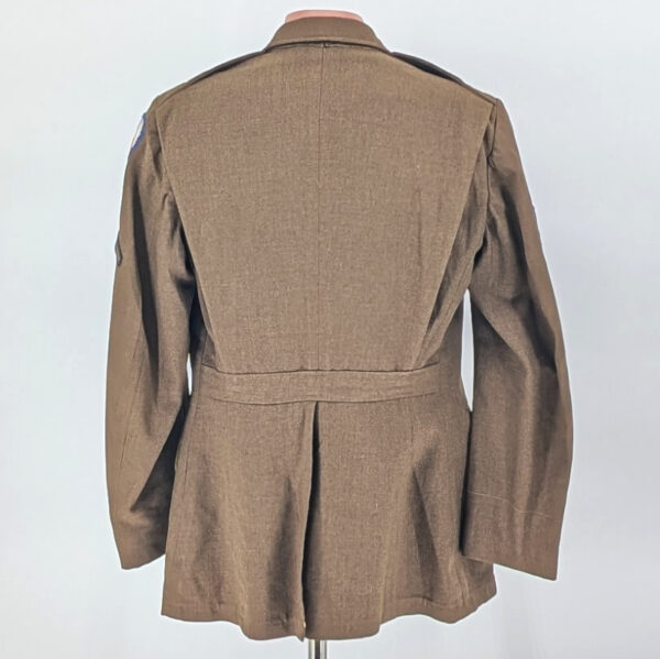 WWII 9th USAAF Four Pocket Dress Tunic with Laundry Number - Image 2