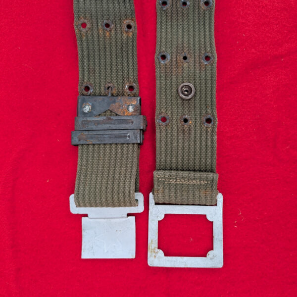 Original NVA Web Pistol Belt with Star Buckle - Image 2