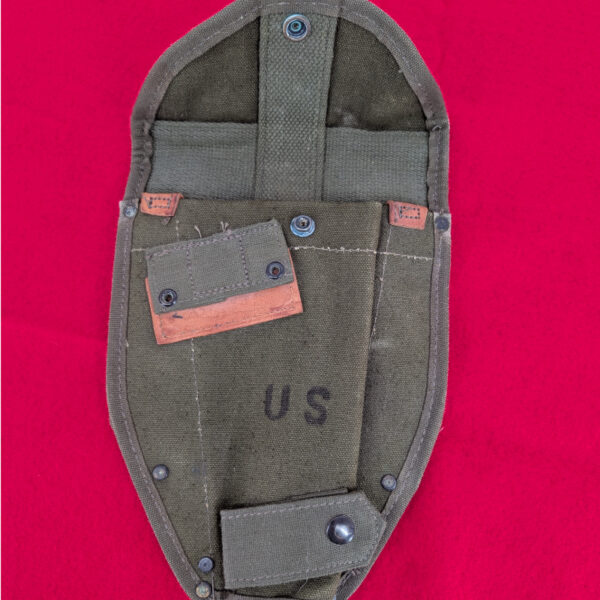 Mint Entrenching Tool Cover Canvas with M-56 Clips - Image 3
