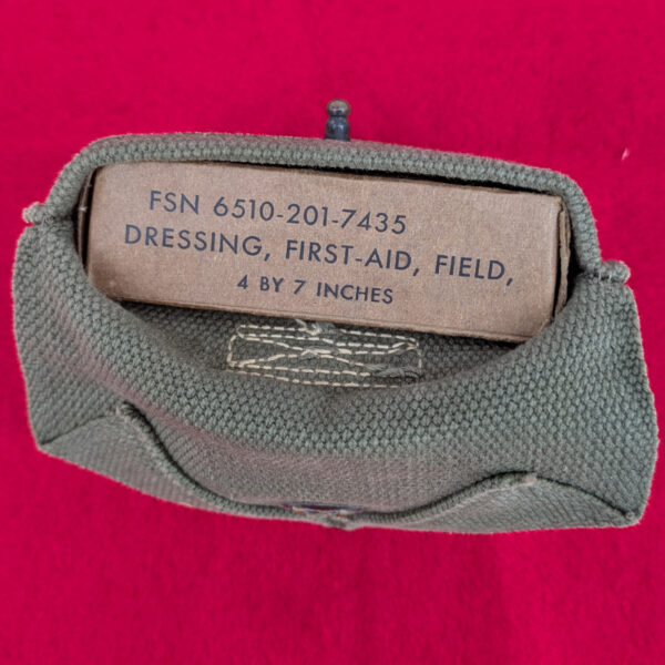 Canvas First Aid Pouch with Bandage and 1911 Hanger - Image 3
