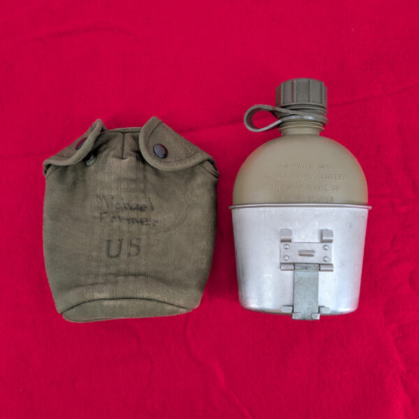 Vietnam Canteen with Cup and Canvas Cover - Image 3