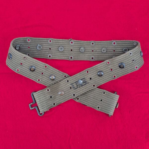 Vietnam War M1961 USMC Multi Snap Pistol Utility Web Belt
