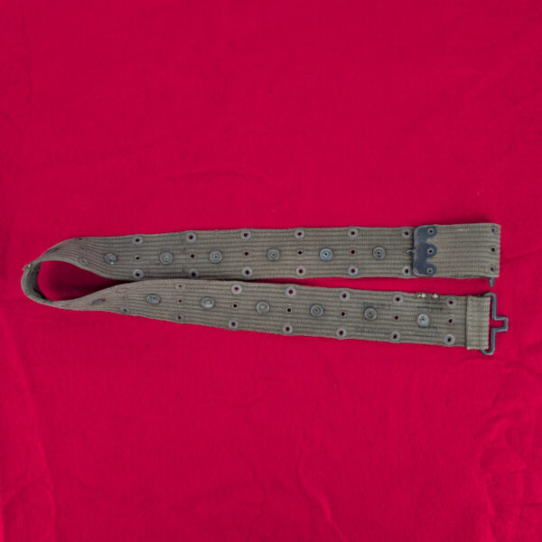 Vietnam War M1961 USMC Multi Snap Pistol Utility Web Belt - Image 3