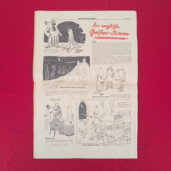 WWII German SS Newspaper "Das Schwarze Korps" January 16, 1941 - Image 2