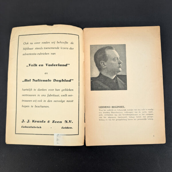"4th Hagespraak in Goudsburg Lunteren" a Program for the Political Rally of the Dutch NSB 1939 - Image 2