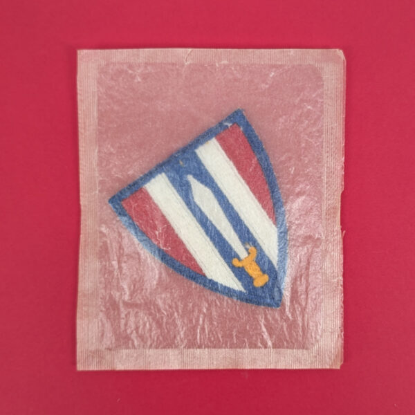 Original WWII US Army European Civil Affairs Division Patch in the Wax Paper Envelope When Used as a Cereal Box Prize Postwar