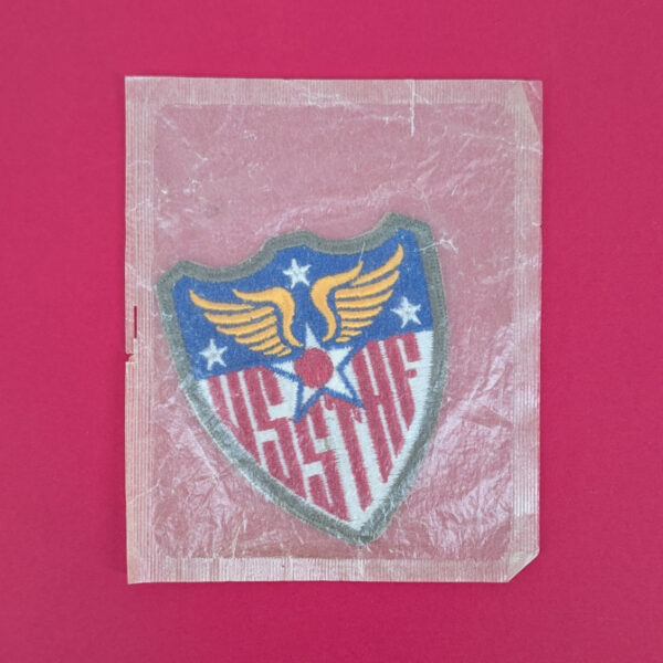 Original WWII USSTAF United States Strategic Air Force in the Wax Paper Envelope When Used as a Cereal Box Prize Postwar