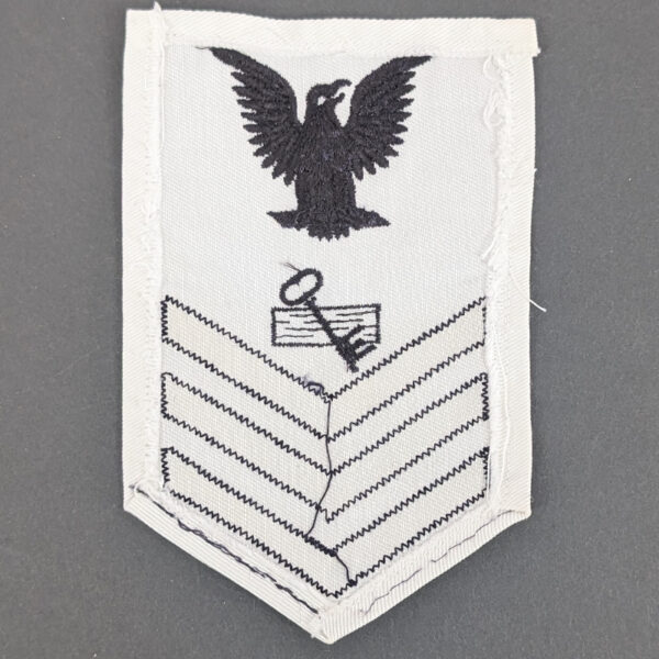 WWII USN Disbursing Clerk Petty Officer 1st Class Sleeve Rate - Image 2