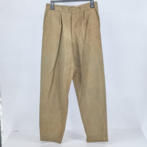 Rare NVA Brownish Green Lightweight Officer Trousers with Hanoi Factory Tag and Stamp