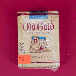 Korean War Unopened Pack of 1953 Old Gold Cigarettes